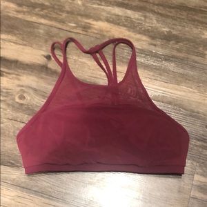 LULULEMON burgundy sports bra!